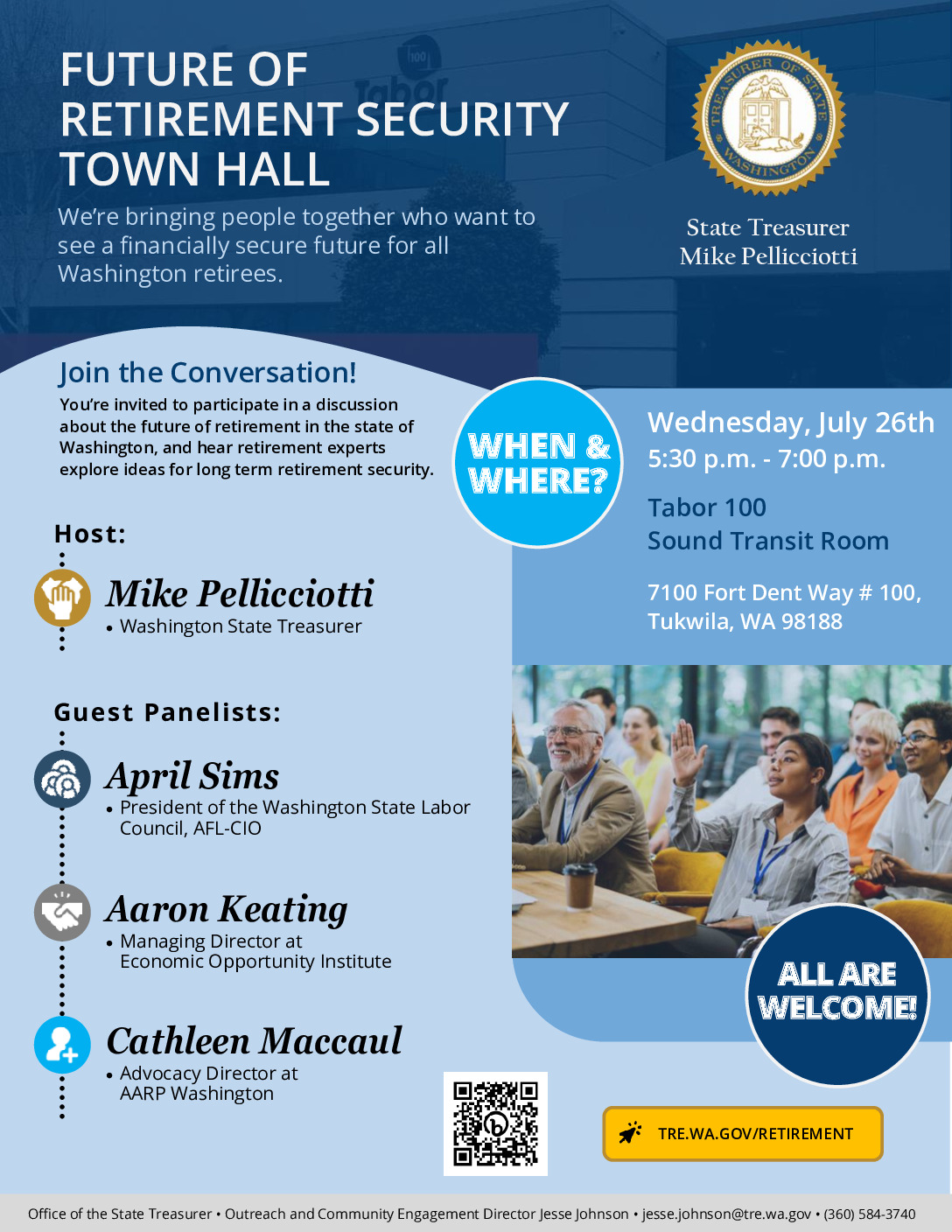 thumbnail of 7.26.23 Future of Retirement Security Town Hall – Flyer – Tukwila