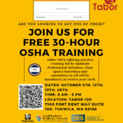 thumbnail of OSHA 30 Class Flyer